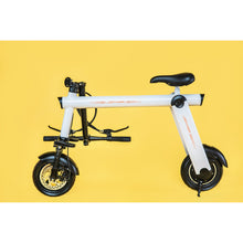 Load image into Gallery viewer, Electric Mini Bike Joyor Mbike, 500W, 18.5 mph, Distance 24.8 - 31 miles - White