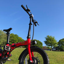 Load image into Gallery viewer, E-go red folding electric bike