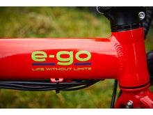 Load image into Gallery viewer, red e-go folding electric bike