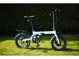 Folding Electric Bike e-go Lite 250w 36v Motor Range of up to 32miles - White