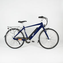 Load image into Gallery viewer, Emu Crossbar Electric Bike in Dark Navy Blue with Battery, 2020 Model