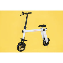 Load image into Gallery viewer, Electric Mini Bike Joyor Mbike, 500W, 18.5 mph, Distance 24.8 - 31 miles - White