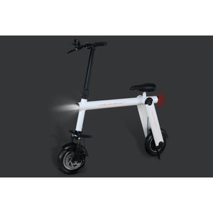 Electric Mini Bike Joyor Mbike, 500W, 18.5 mph, Distance 24.8 - 31 miles - White