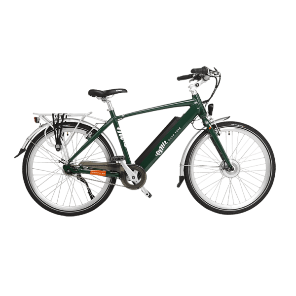 Emu Crossbar Electric Bike in Racing Green with Battery, 2020 Model