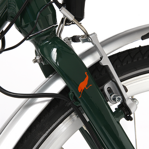 Emu Crossbar Electric Bike in Racing Green with Battery, 2020 Model