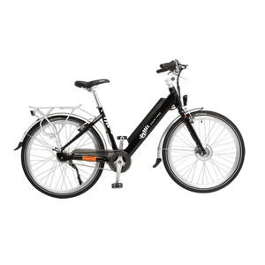 Emu Step Through Electric Bike in Black with Battery – 2020 Model