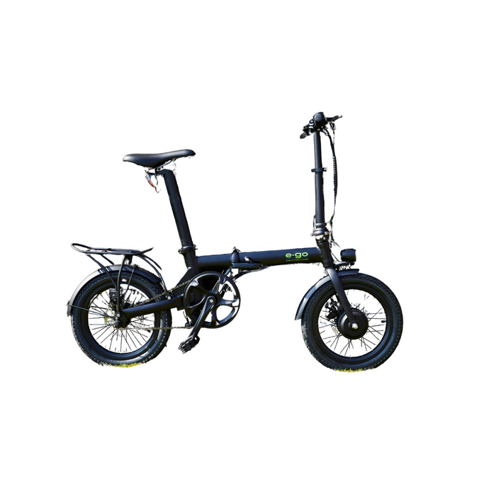 Folding Electric Bike e-go Lite 250w 36v Motor Range of up to 32miles - Black