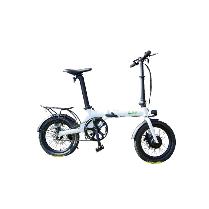 Electric Bike e-go Bike Lite+ WHITE 250w Motor Range up to 32miles